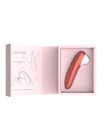 Stimulateur clitoridien sans contact  Pro rouge 11 intensités – Womanizer